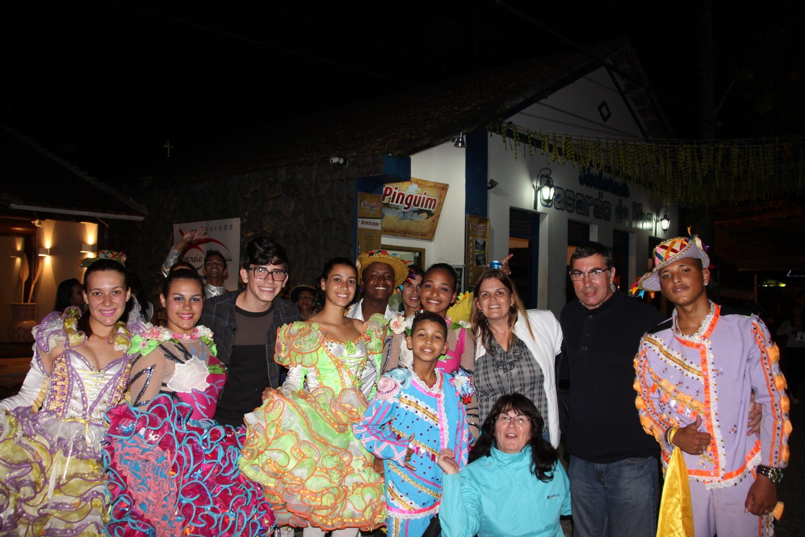 Feu traditionnel de la Festa Junina au Brésil