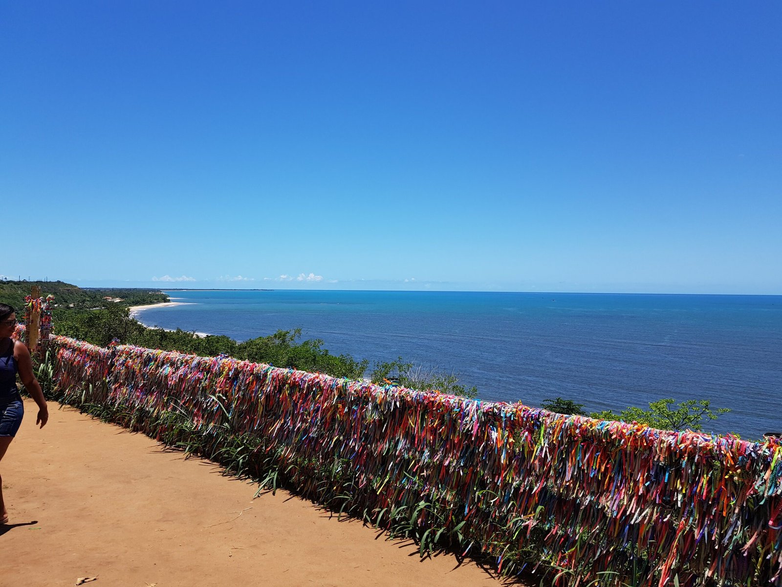Panorama sur l'océan depuis Porto Seguro