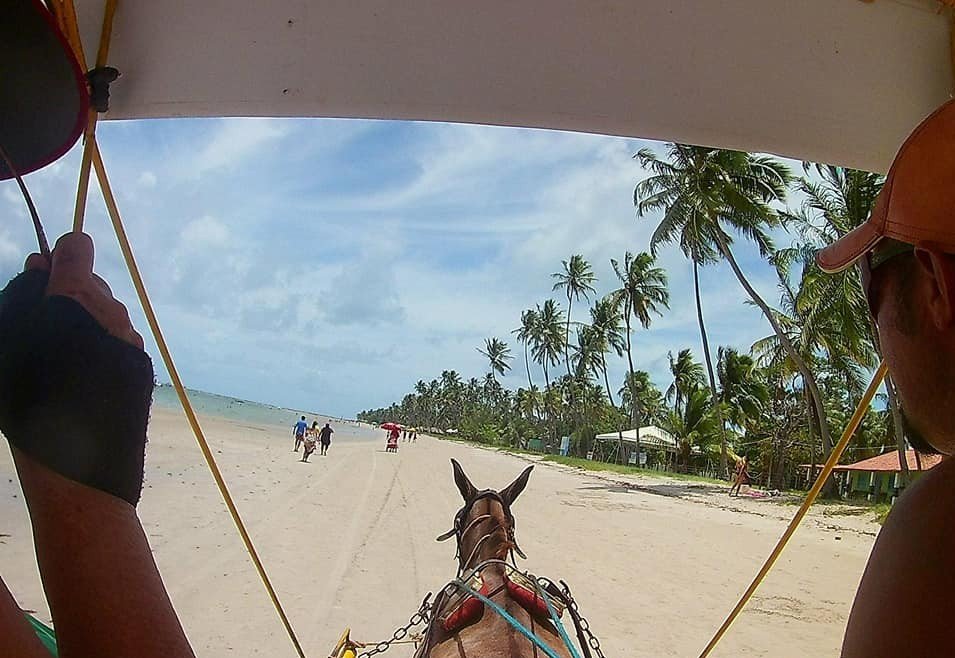 Moment de détente pendant un voyage au Brésil